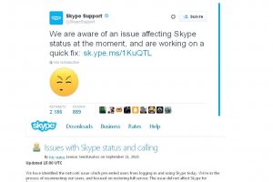 Skype indisponible toute la journe