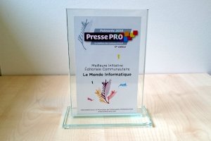 Palmar�s Presse Pro 2015, LMI r�compens� pour France Entreprise Digital