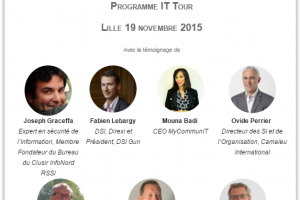 IT Tour Lille : Retrouvez les DSI de Camaeu, Laboratoires Anios et CCI Nord de France