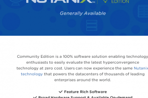 Nutanix Community Edition propos� � la demande via Ravello