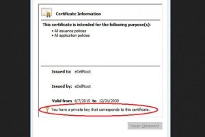 Dell livre des ordinateurs avec un certificat root vulnrable