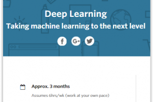 Google ouvre un Mooc ddi au deep learning sur Udacity
