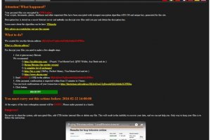Ransomware : CTB-Locker s'en prend aux sites web