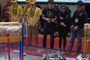 Top-dpart au 5e concours franais de robotique