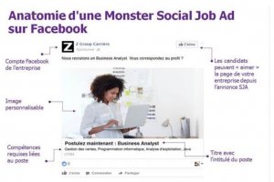 Monster aide les recruteurs  cibler les candidats sur Facebook
