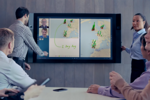 L'cran collaboratif gant Surface Hub disponible en France