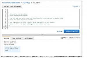 Kinesis Analytics : AWS plonge SQL dans le flot des donnes