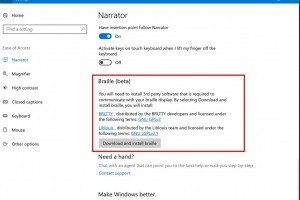 Windows 10 ajoute des fonctions pour les malvoyants