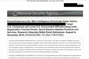 Un rapport top-secret de la NSA confirme le cyberpiratage russe des Prsidentielles US