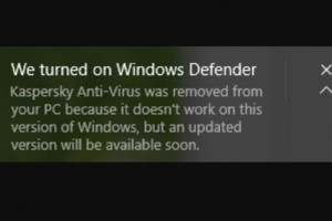 Kaspersky s'insurge contre la dsactivation sauvage d'antivirus dans Windows 10