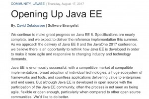 Java EE : Oracle veut passer la main