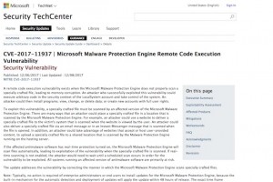 Microsoft corrige discrtement une faille de scurit dans Windows Defender