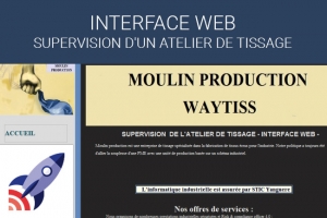 France Entreprise Digital : Découvrez aujourd'hui Interface Web Supervision d'un atelier de tissage