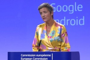 L'Europe inflige une amende record de 4,34 Md€  Google
