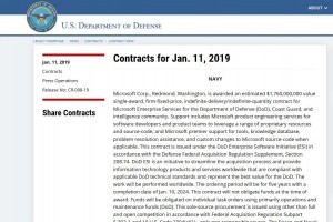 Microsoft dcroche un contrat de 1,76 Md$ avec le Pentagone