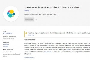 Elasticsearch disponible sur la Google Cloud Marketplace
