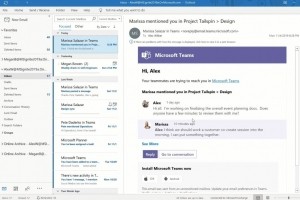 Microsoft Teams : intgration Outlook et contrle admin renforcs