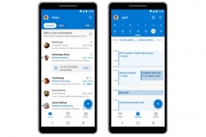 Outlook Lite s'adresse aux smartphones d'entr�e de gamme et dans des r�gions faiblement couvertes. (Cr�dit Photo: Microsoft)