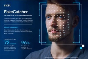 Intel lance FakeCatcher, un d�tecteur de deepfake en temps r�el