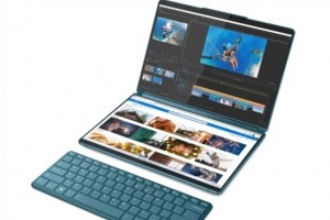 Lenovo d�gaine son notebook double �cran YogaBook 9i