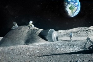 L'impression 3D a aussi sa place dans la conqu�te lunaire. (Cr�dit : ESA)