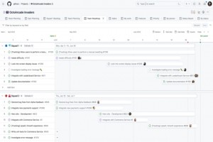 GitHub greffe une frise chronologique aux Projects