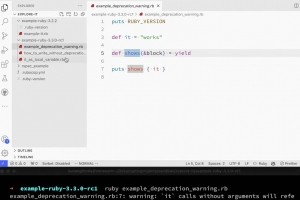 La RC1 de Ruby 3.3.0 intgre un analyseur syntaxique remani