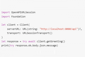 Swift g�n�re du code depuis des documents OpenAPI
