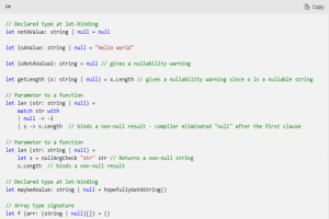 F# 9 ajoute des types de rfrence annulables