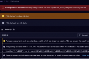 Des packages npm compromis pour diffuser des malwares
