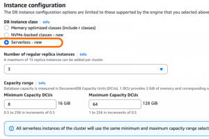 DocumentDB d'AWS passe en mode serverless