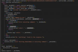 Pour activer des malwares, des packages npm utilisent Ethereum