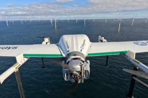RWE livre par drone cargo du matriel pour ses parcs oliens