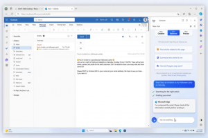 Outlook lancera automatiquement Copilot pour ouvrir les liens HTML