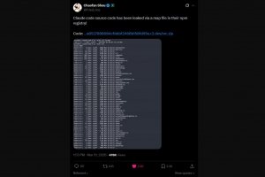 L'erreur d'un employ� d'Anthropic�expose le code source de Claude Code
