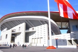 Coup d'oeil sur le stade connect� de l'Atl�tico de Madrid