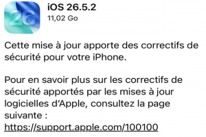 Apple adapte sa politique de correctifs � l'�re de l'IA