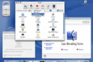 Mac OS X desktop fte ses 10 ans