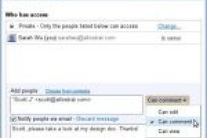 Partager des commentaires sur Google Docs