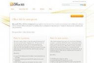 Microsoft lance Office 365 en rassurant sur la migration depuis BPOS