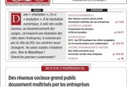 CIO.PDF 59 : Des r�seaux sociaux grand public doucement ma�tris�s par les entreprises