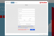 McAfee vNSP en test gratuit sur AWS pour 72 heures