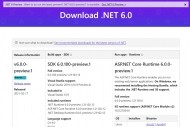 Le premier aperu de .NET 6 se dvoile