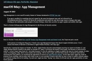 Un chercheur révèle une faille de sécurité dans Mac App Management