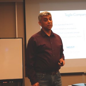 Rohit Kshetrapal, CEO et fondateur de Tegile. (crdit : LMI)
