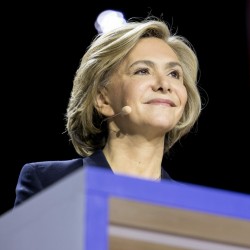 Valrie Pcresse, actuelle prsidente du Conseil rgional d'le-de-France, est candidate  l'lection prsidentielle et reprsente les Rpublicains. (Crdit : Les Rpublicains)