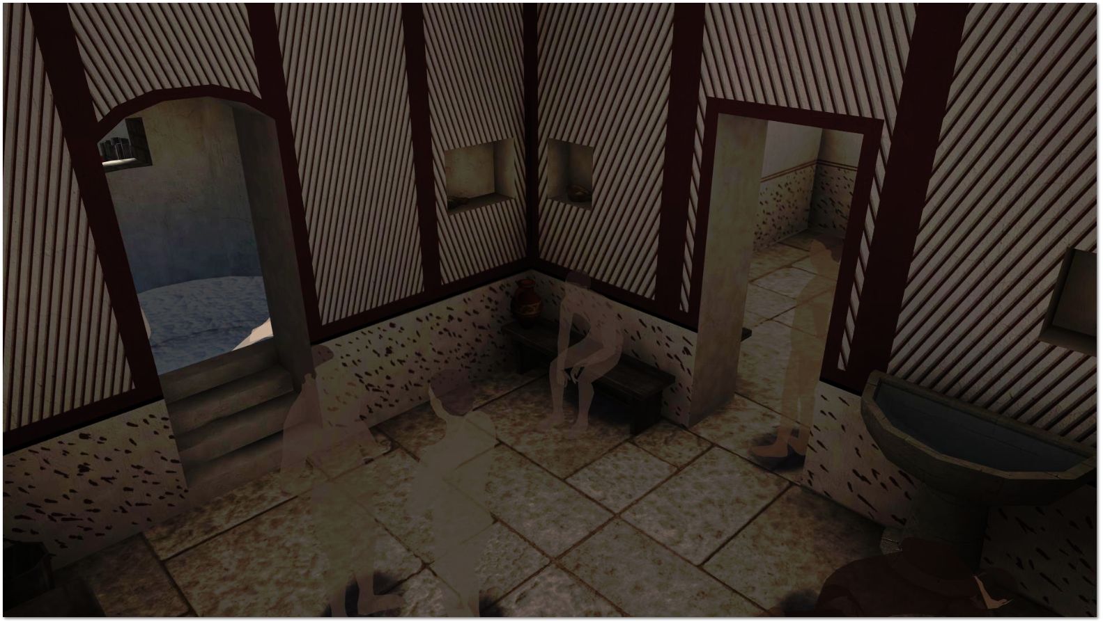 Thermes de l'�le de la Cit� en 3D